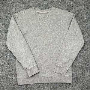 Lululemon Sweatshirt Womens 2 Long Sleeve Gray All Yours Crew